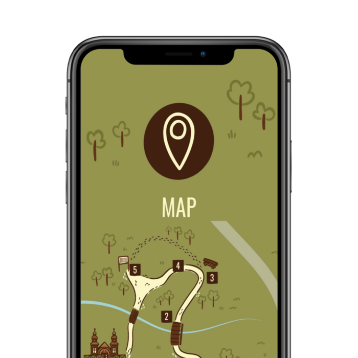 Aplikacija Ruska kapelica na telefonu.