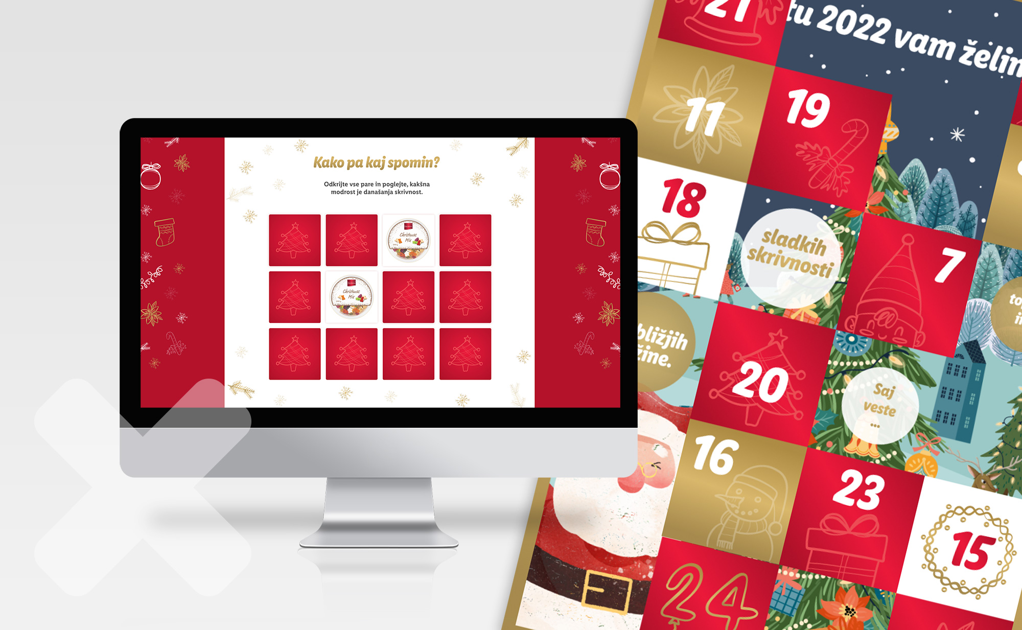 Online advent calendar of sweet surprises Escapebox Gamification